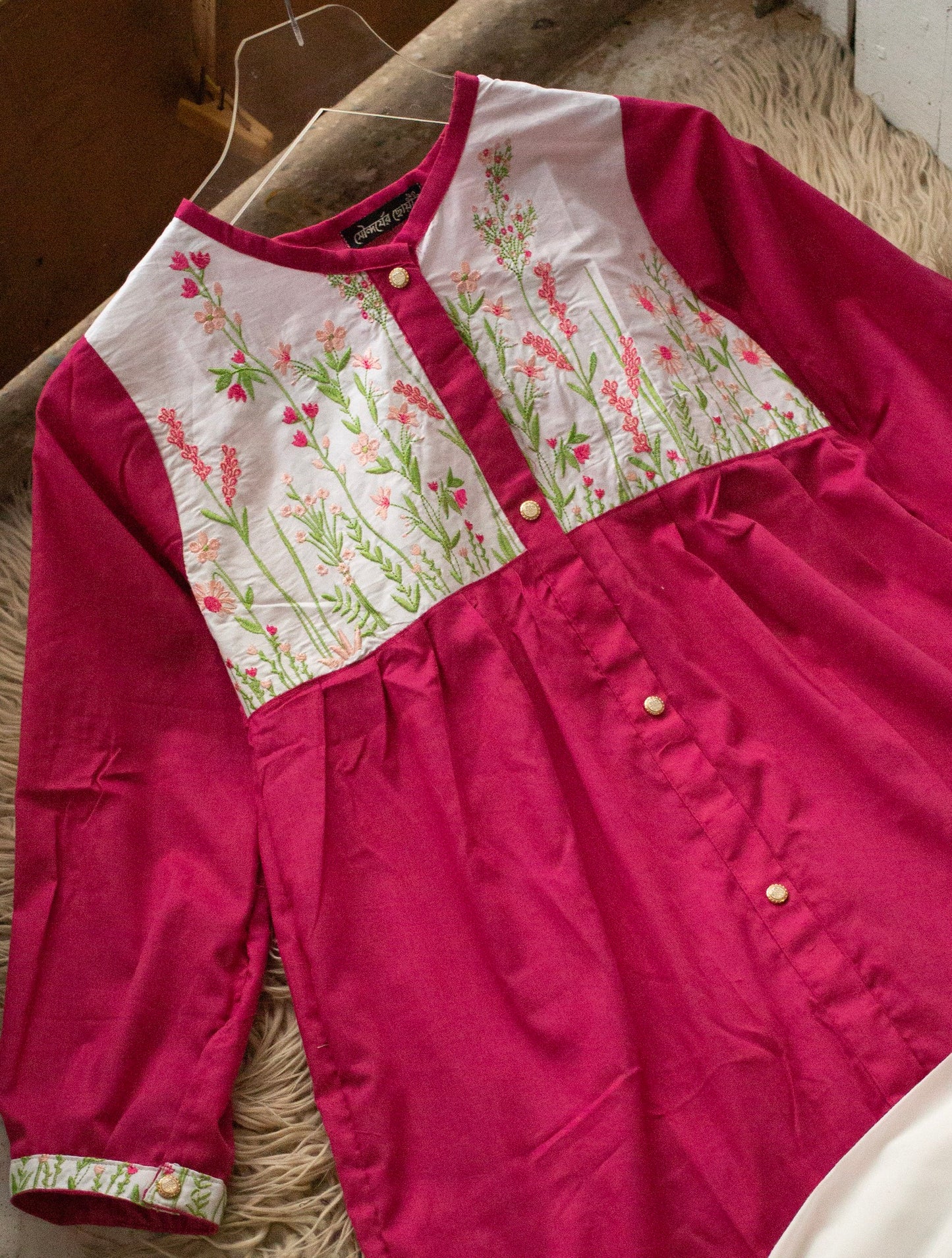 B Hot Pink Tops Code-367