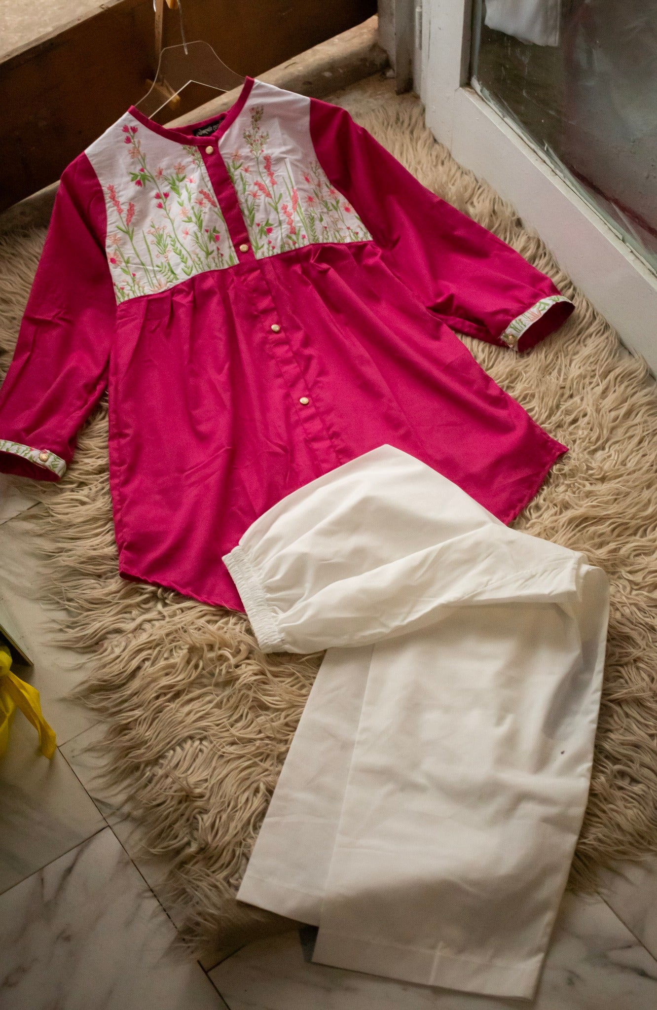 B Hot Pink Tops Code-367
