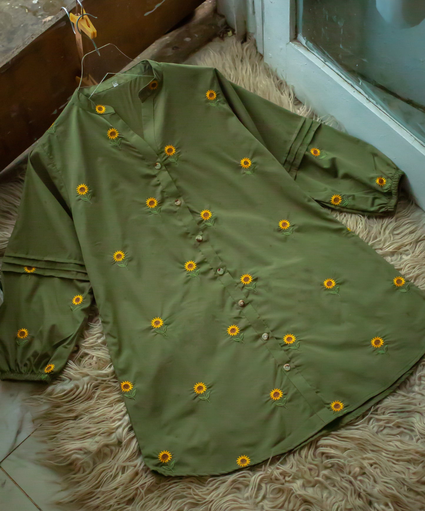 Tops Shirt Sun Flower