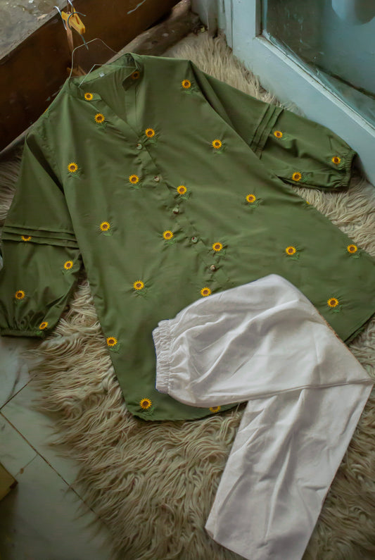 Tops Shirt Sun Flower