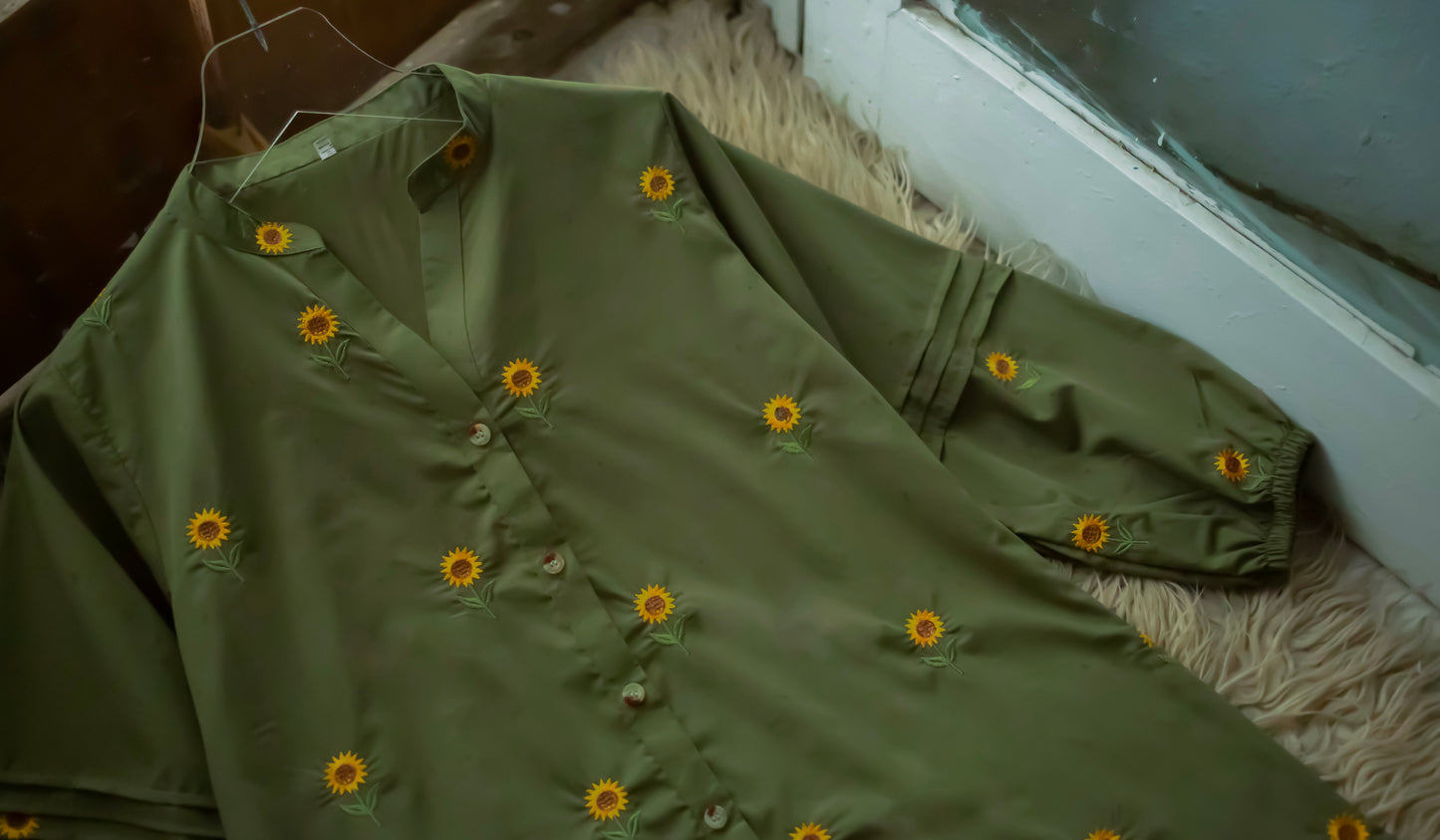 Tops Shirt Sun Flower