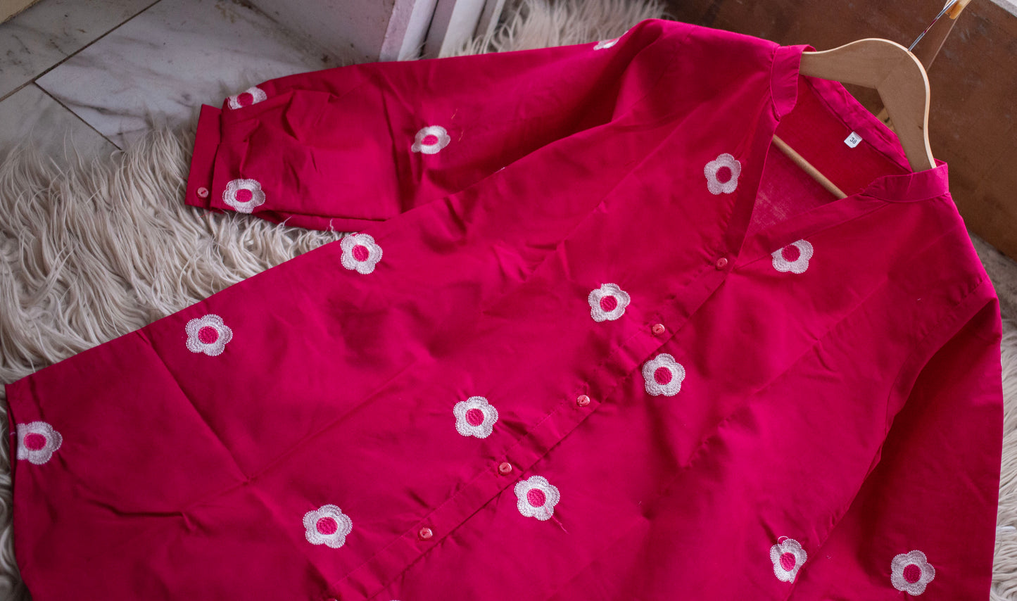 A tops hot pink
