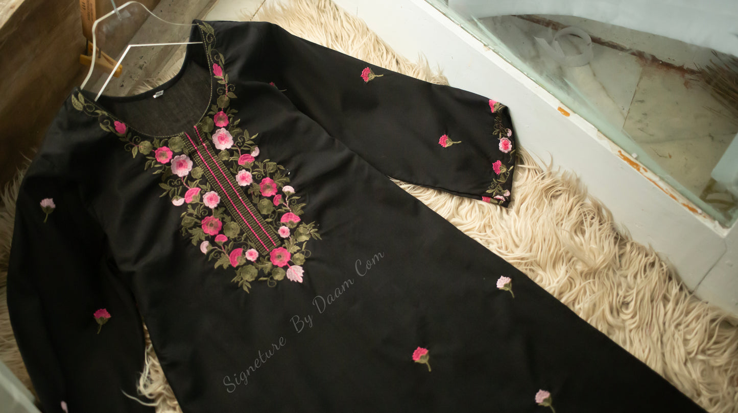 E Black Floral   175