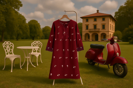 A Marun Dress